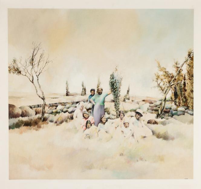 Figures in an  Old Landscape