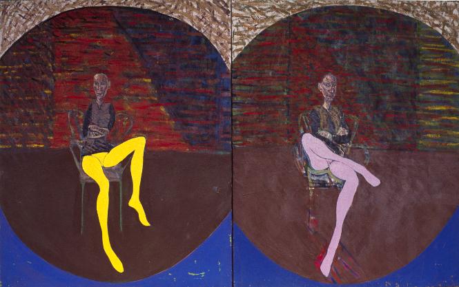 Portrait of M.P. (Diptych)